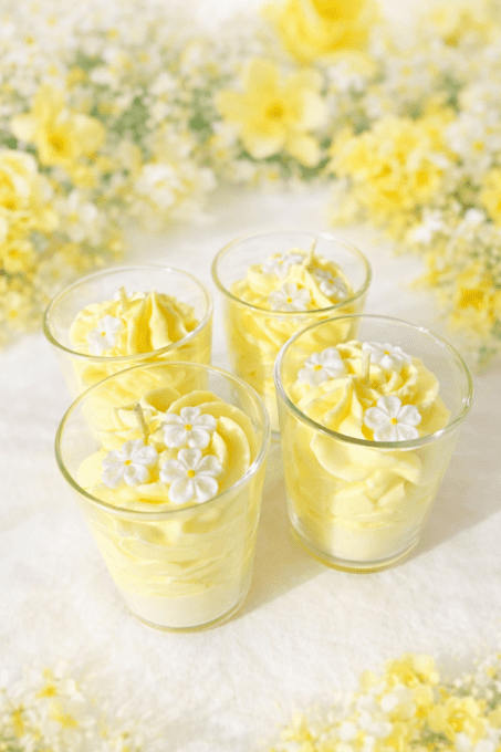 Bougie gourmande musc blanc