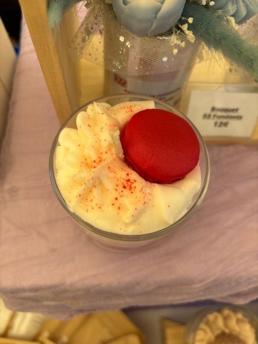 Bougie gourmande  Pomme d'amour