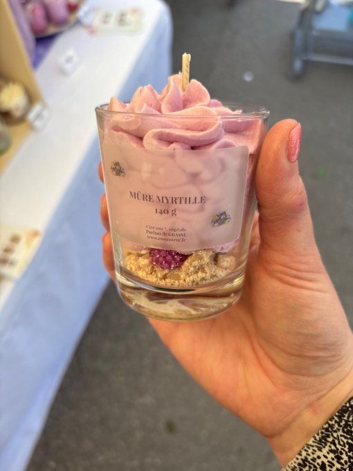 Bougie gourmande Mûre myrtille