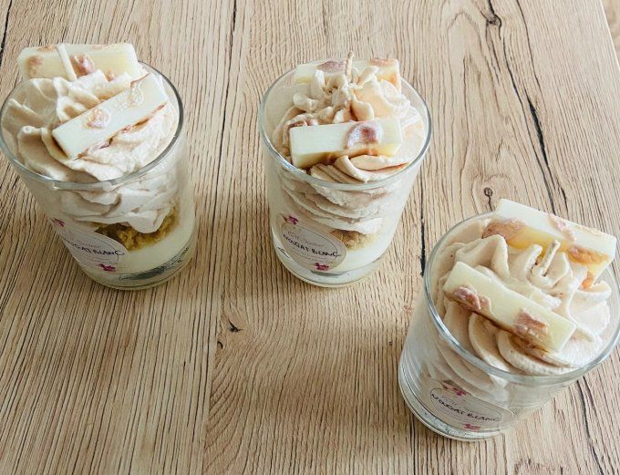 Bougie gourmande Nougat blanc
