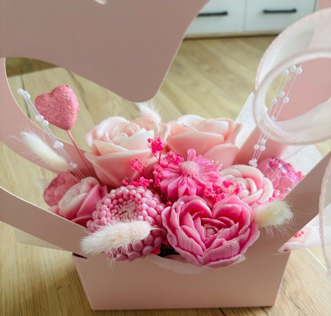 Bouquet Saint Valentin Rose 
