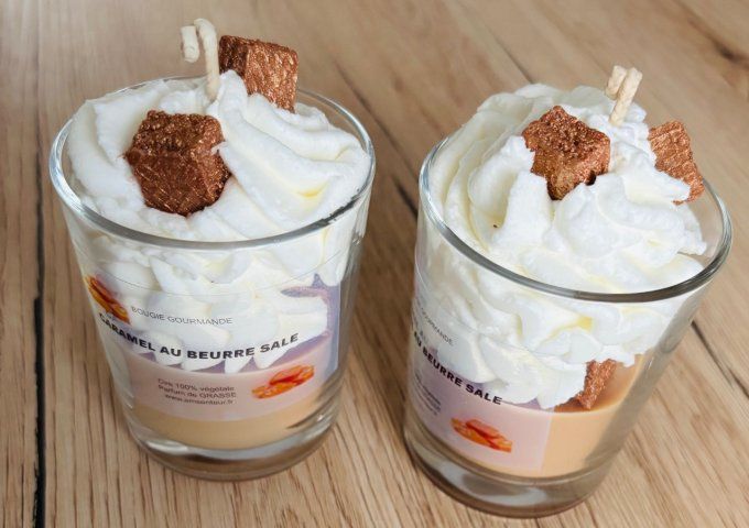 Bougie gourmande Caramel au beurre salé