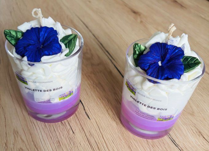 Bougie gourmande Violette 