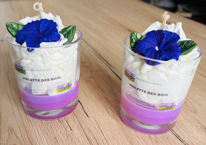 Bougie gourmande Violette 