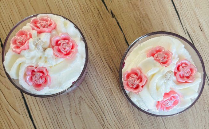 Bougie gourmande Rose et Lavande