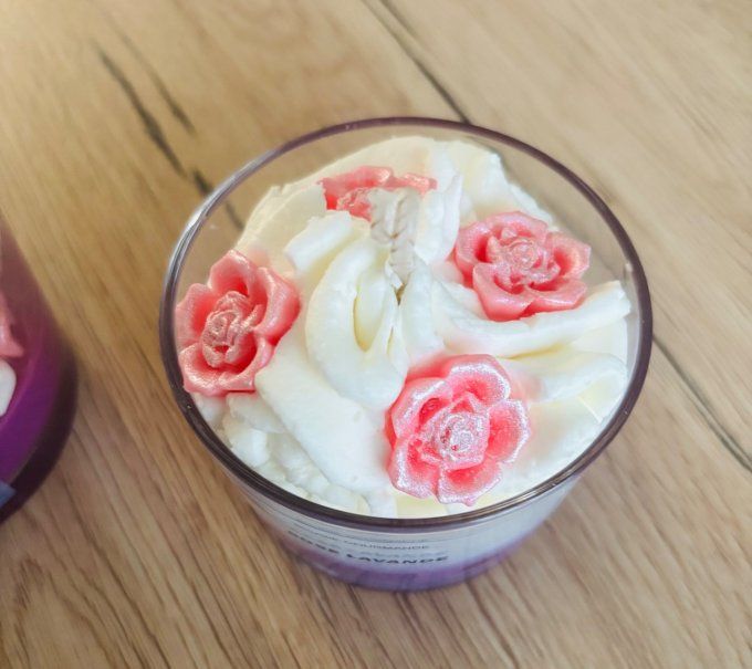Bougie gourmande Rose et Lavande