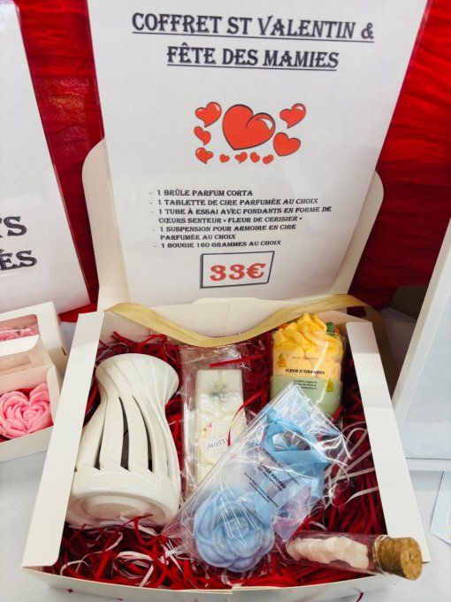 Coffret cadeau  Saint Valentin / Fête des mamies