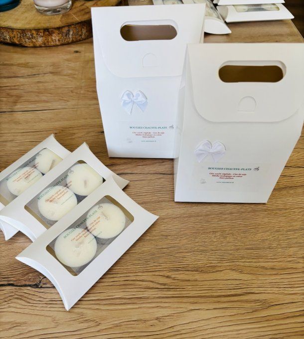 Coffret de 9 bougies chauffe plats