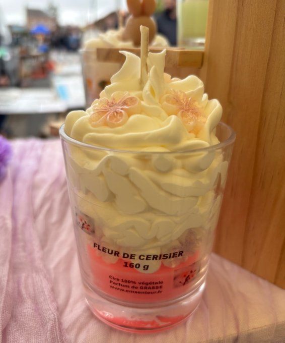 Bougie gourmande Fleur de cerisier