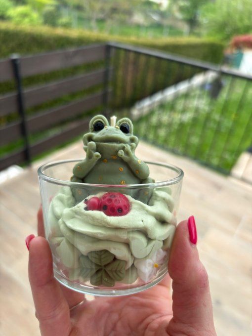 Bougie Grenouille « Fleur de Lotus »