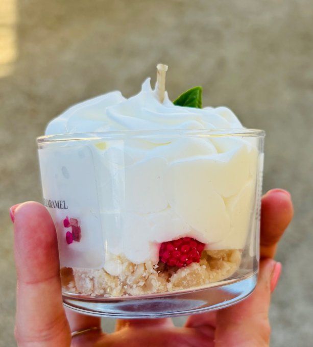 Bougie gourmande Framboise Caramel