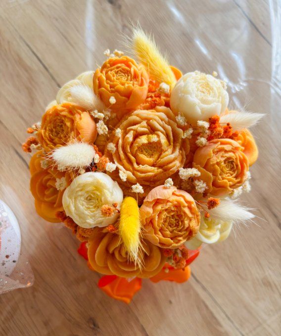 Bouquet de cire parfumée Orange