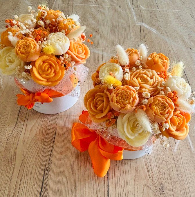 Bouquet de cire parfumée Orange