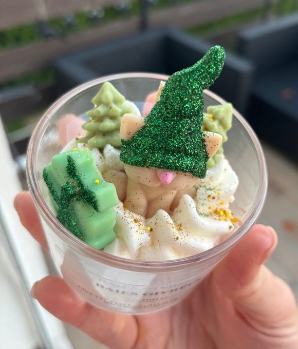 Bougie Chat de Noël 