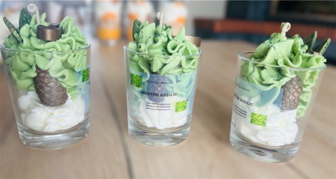 Bougie gourmande Menthe et Basilic