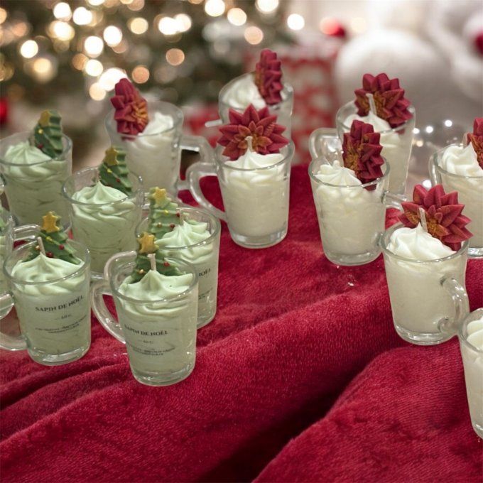 Petites bougies de Noël 