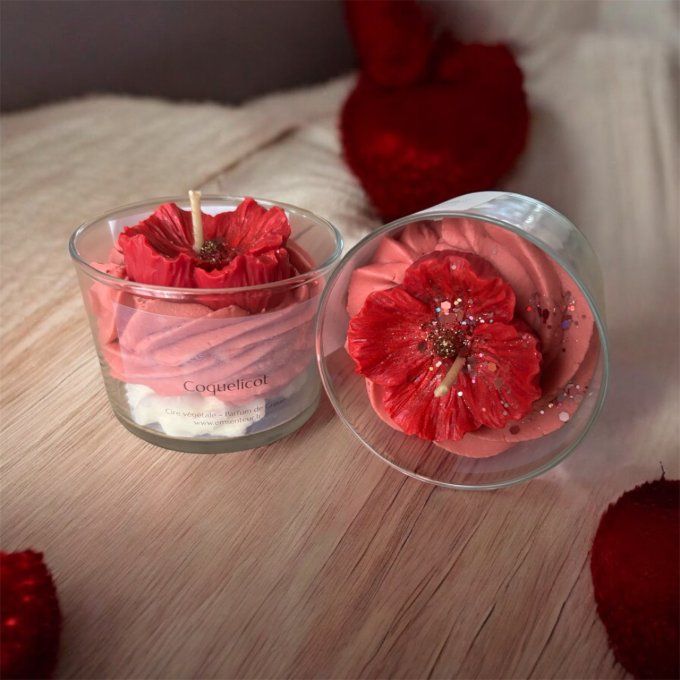 Bougie Coquelicot 